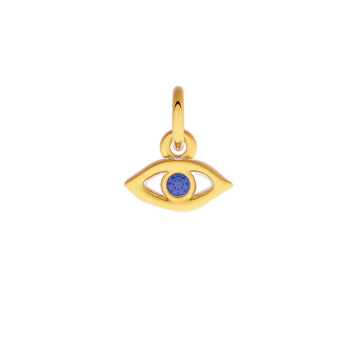 Made Mine Fine Charm - Molten Evil Eye (Gold)