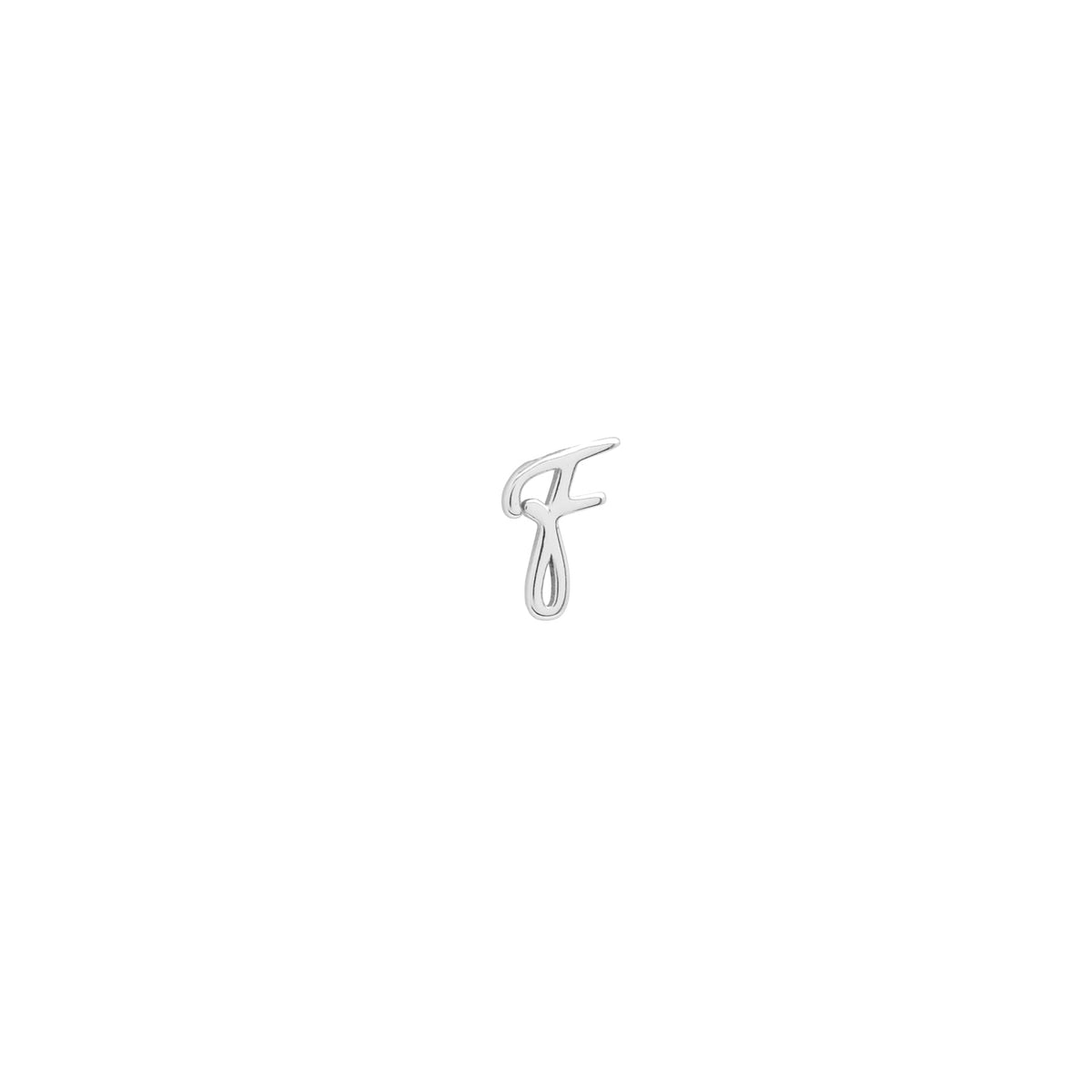 Made Mine Script Letter Bracelet (Silver) - NN