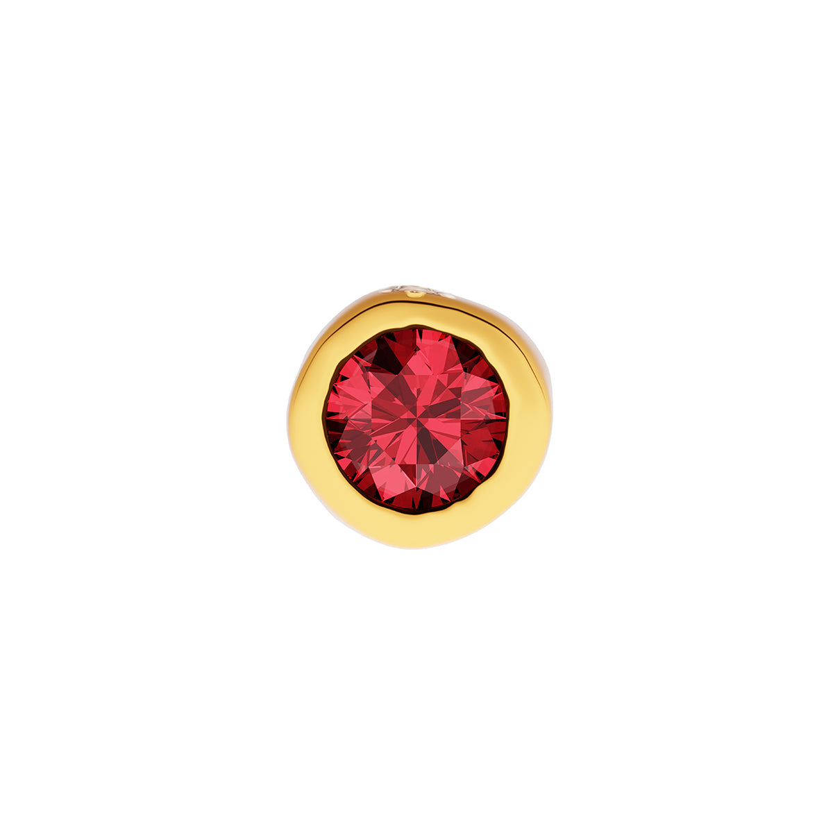 Fine Molten Birthstone Necklace (Gold)