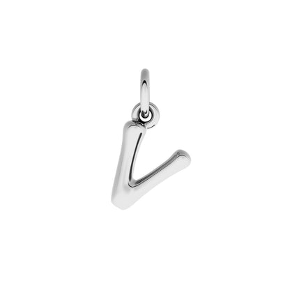 Made Mine Fine Charm - Molten Initial (Silver)