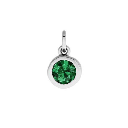 Made Mine Fine Charm - Molten Round Birthstone (Silver)
