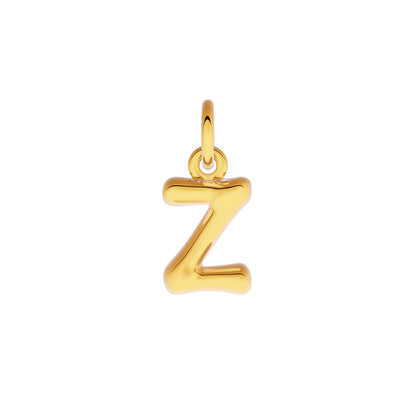Made Mine Fine Charm - Molten Initial (Gold)
