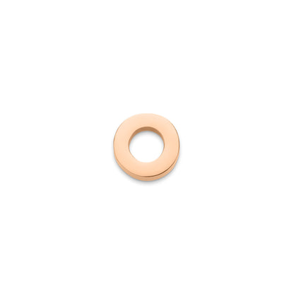 Made Mine Charms - Block Initial Charm (Rose Gold)