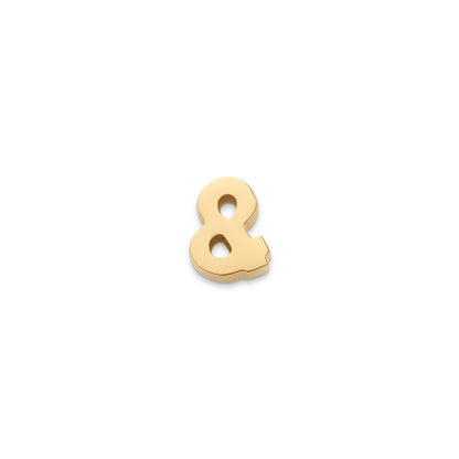 Made Mine Charms - Block Initial Charm (Gold)