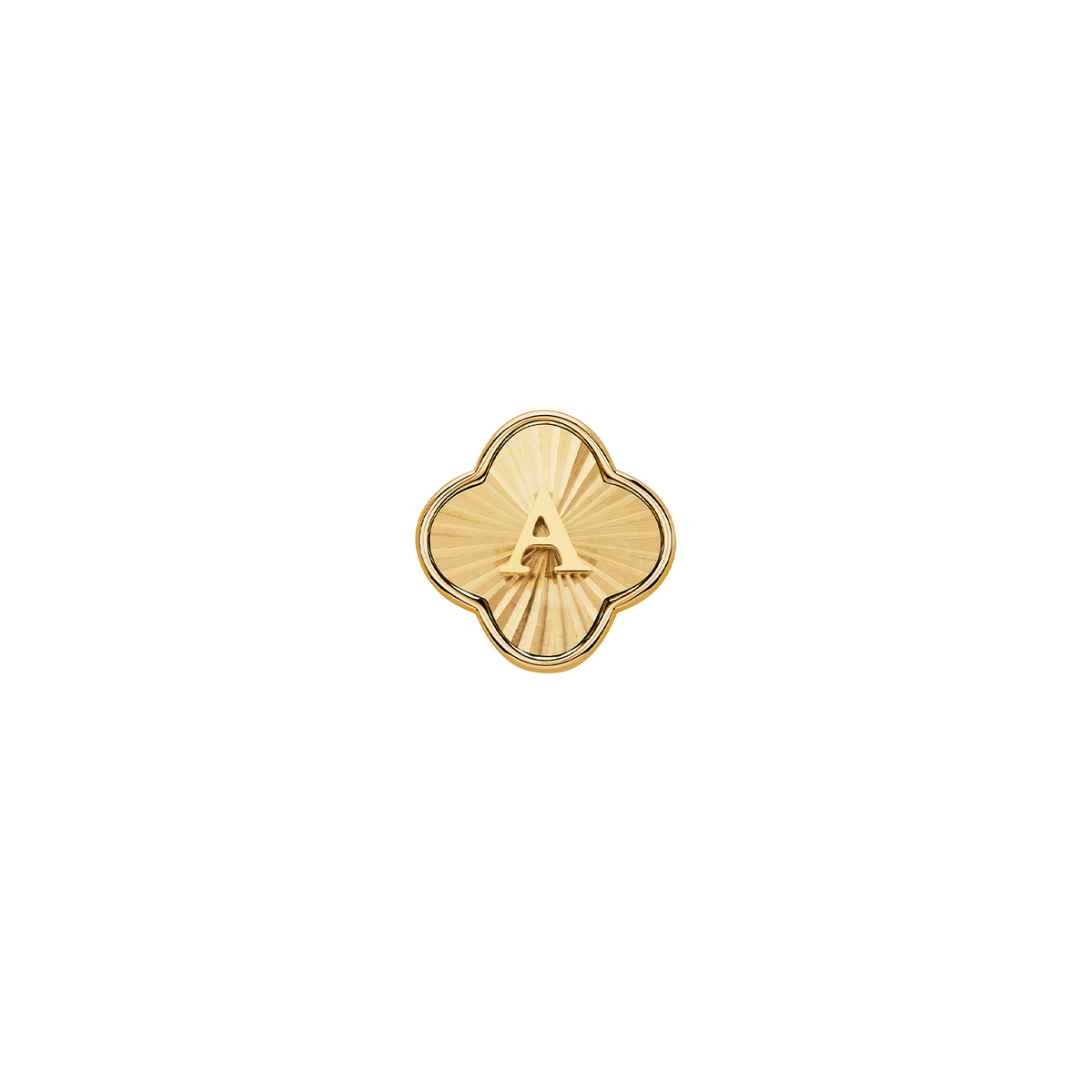 Pearl Clover Charms (Gold) - Heart