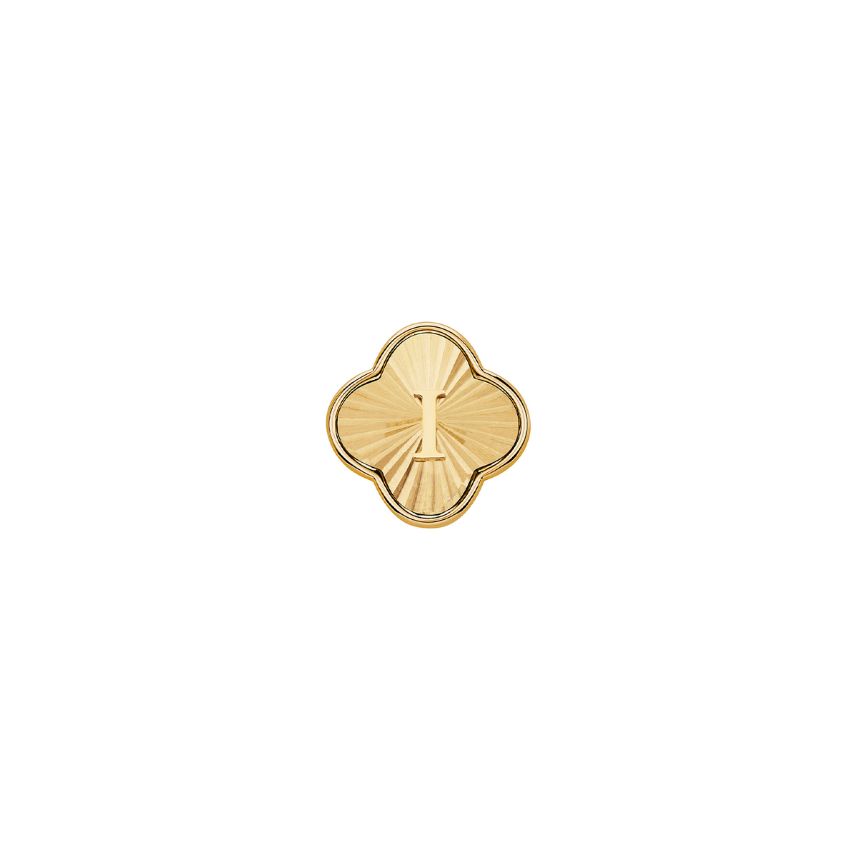 Pearl Clover Charms (Gold) - Heart