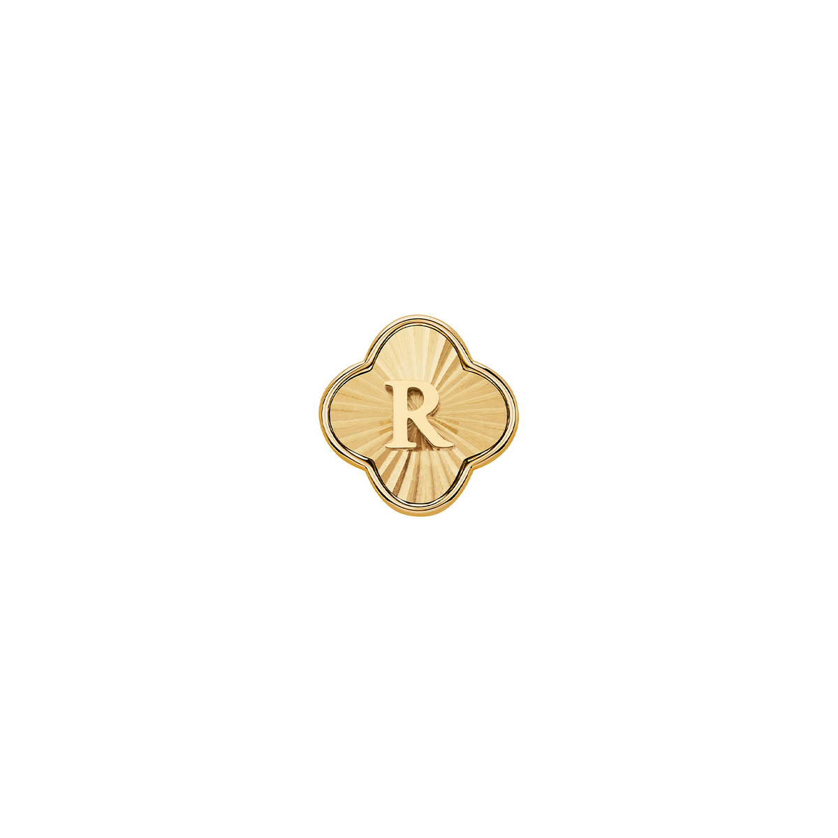 Pearl Clover Charms (Gold) - Heart