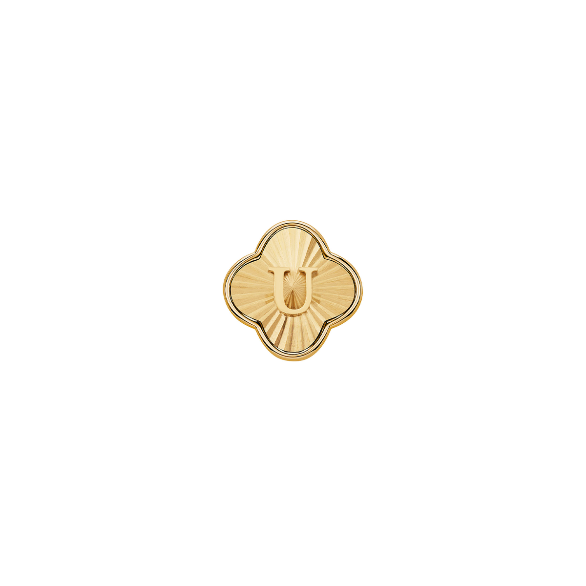 Pearl Clover Charms (Gold) - Heart