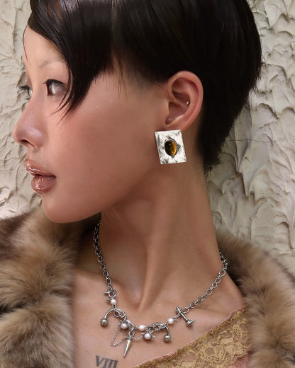 The Unspoken Amulet Earrings