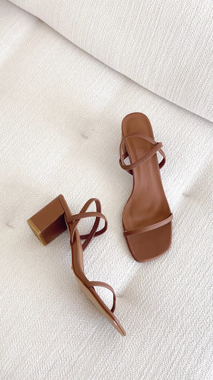 Balton Mule Heel - Teak