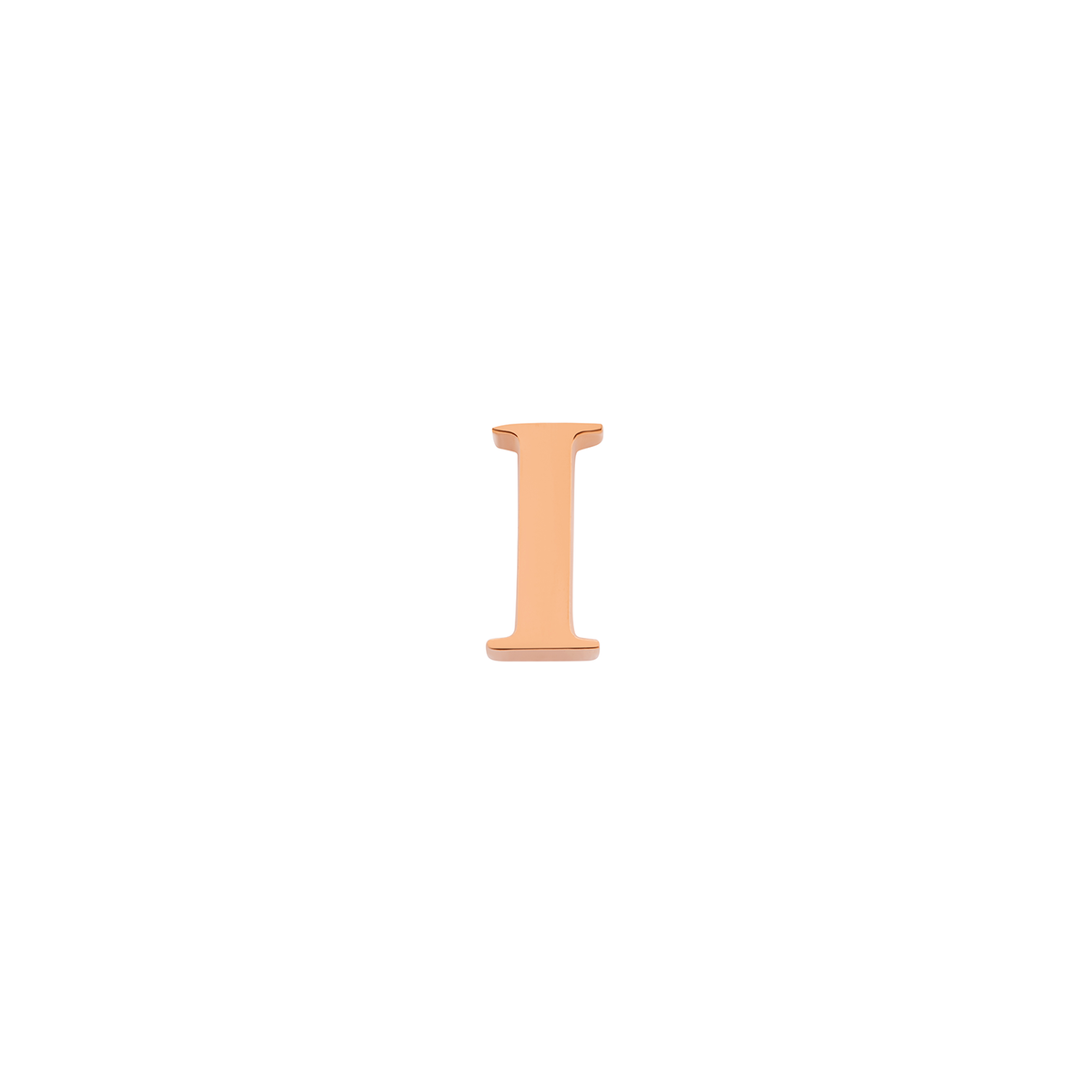 Made Mine Charms - Didot Initial Charm (Rose Gold)