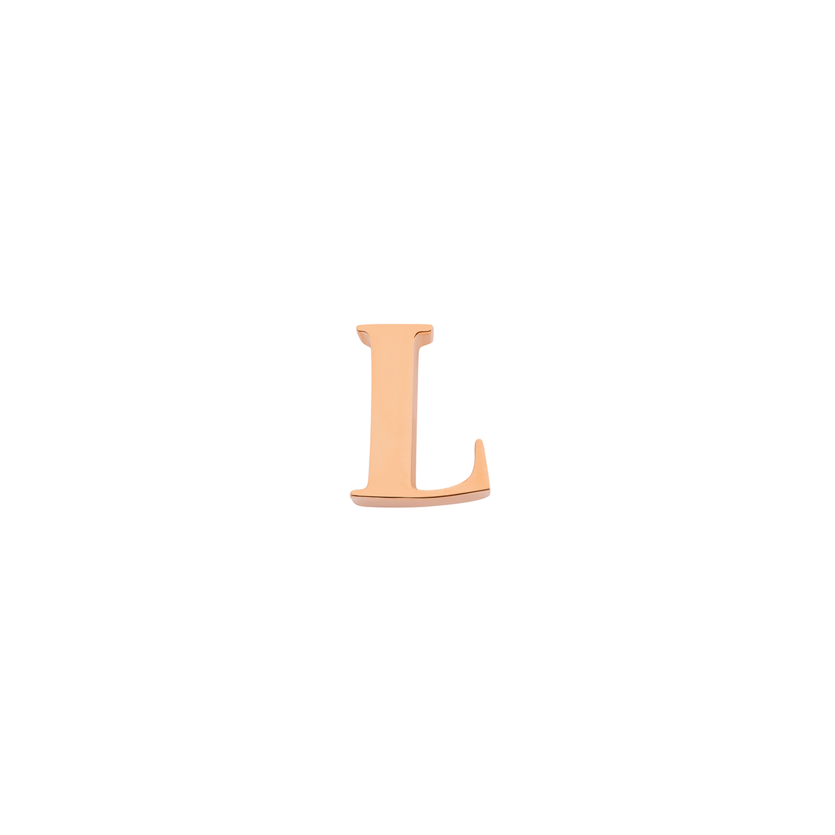 Made Mine Charms - Didot Initial Charm (Rose Gold)