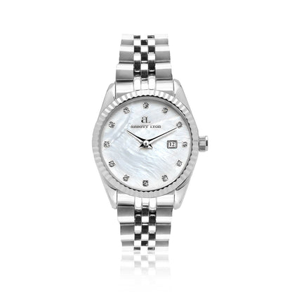 Mini Silver Pearl Link Belgravia 30 Watch