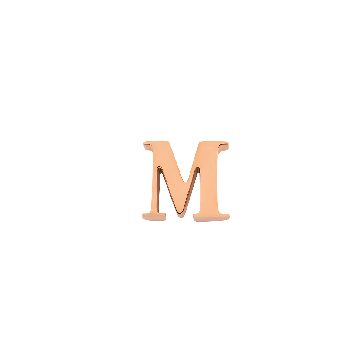 Made Mine Charms - Didot Initial Charm (Rose Gold)