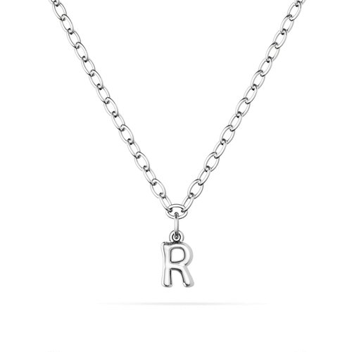 Fine Single Charm Necklace (Silver)