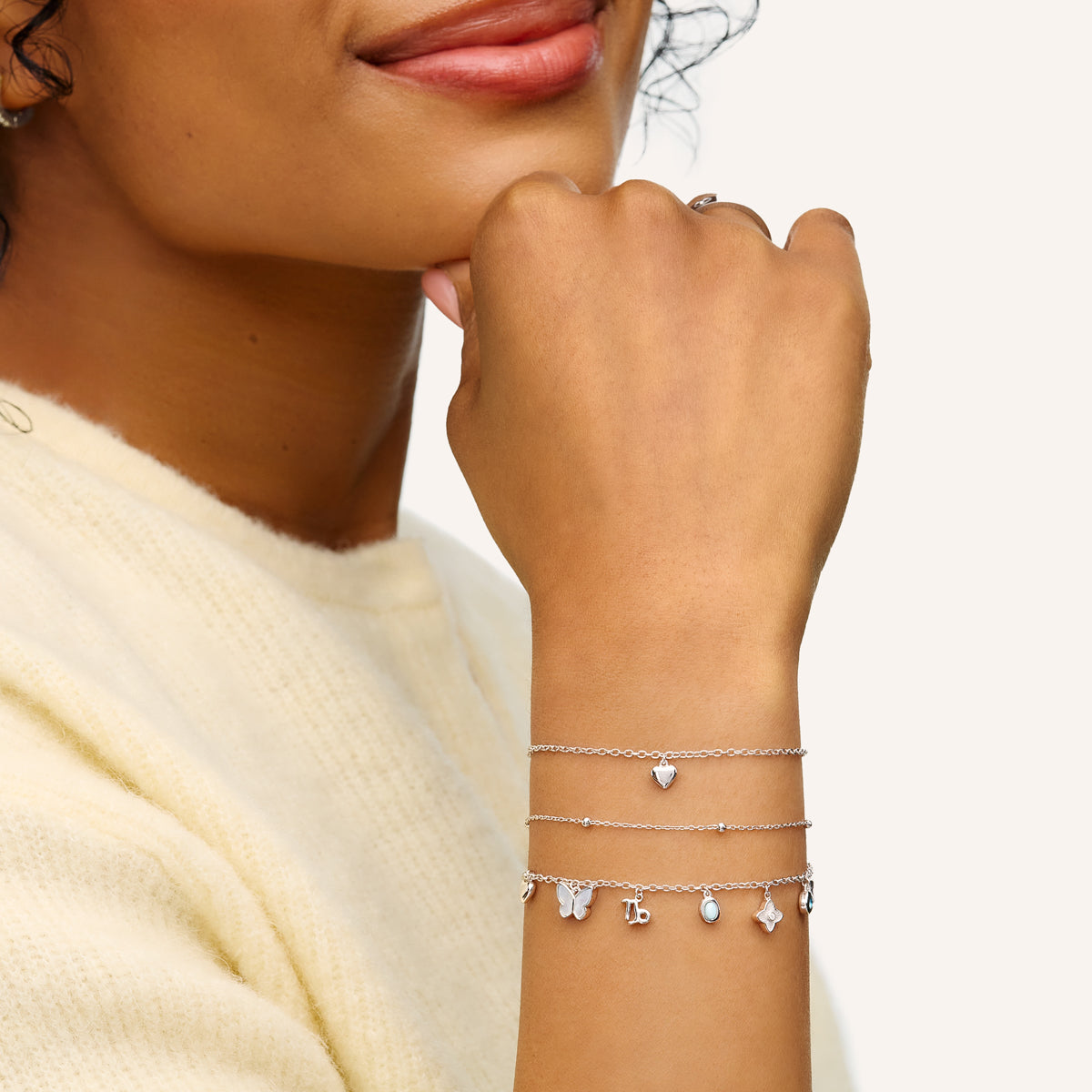 Made Mine Fine Charm Bracelet (Silver)