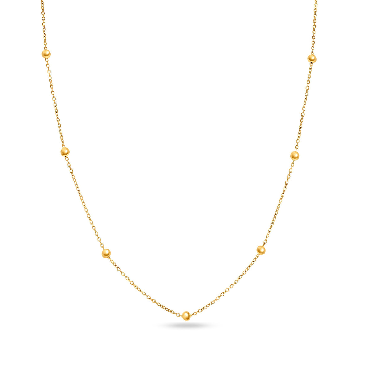 Mini & Me T-Bar Necklace Set (Gold)