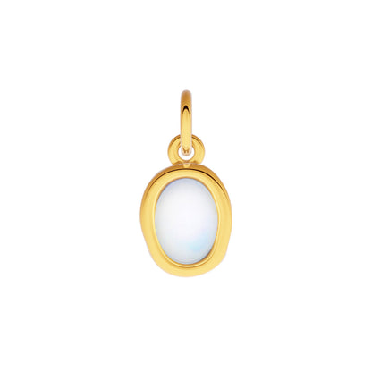 Made Mine Fine Charm - Molten Meaningful Stone (Gold)
