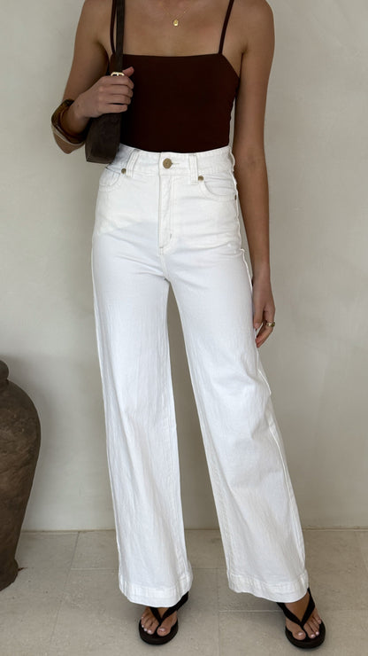 Abrand 94 Wide Jean - White Gold