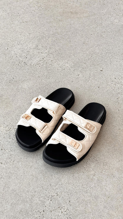 Ailee Sandal - Bone / Black