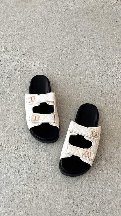 Ailee Sandal - Bone / Black