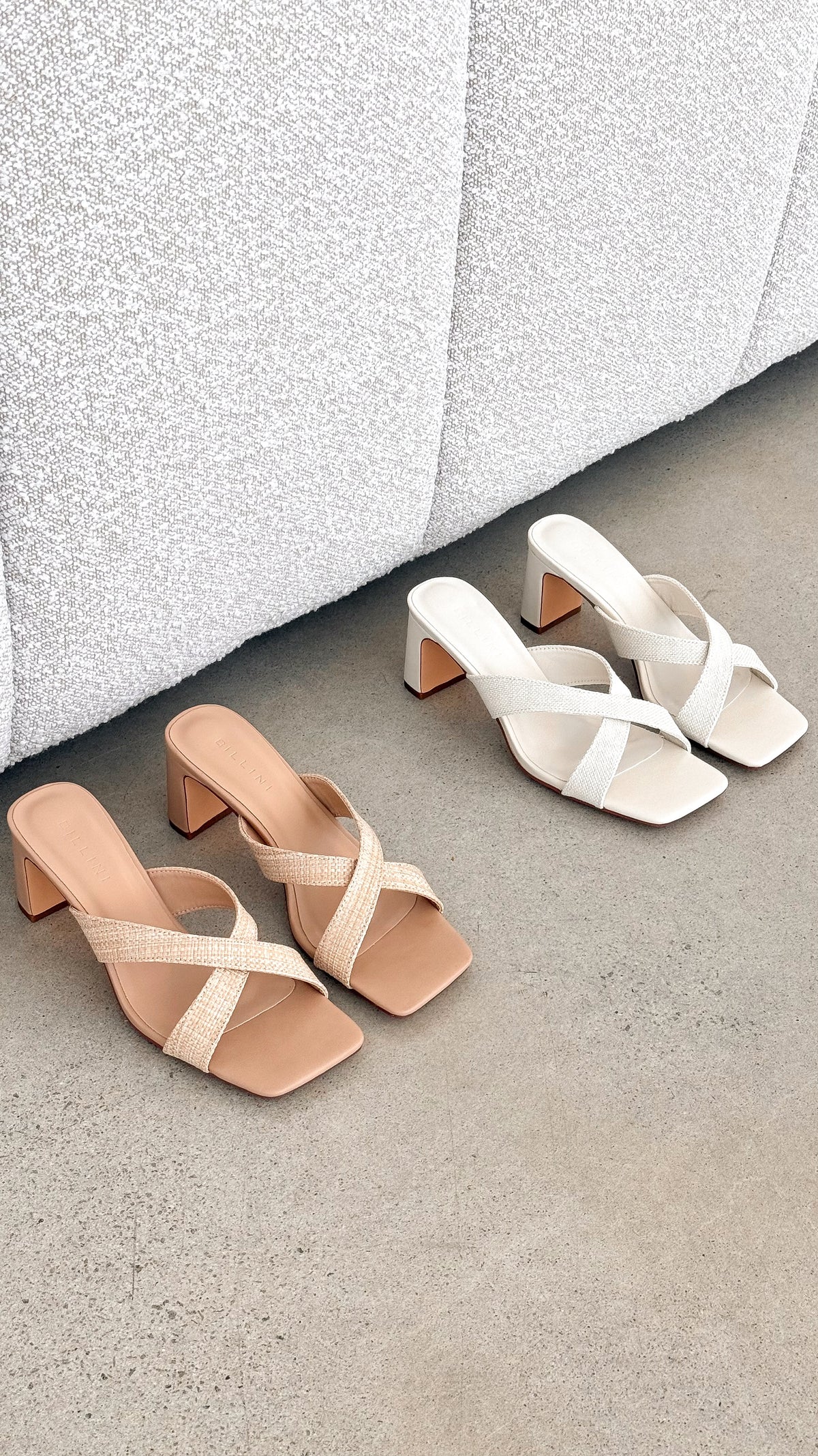 Camila Heel - Ivory Linen