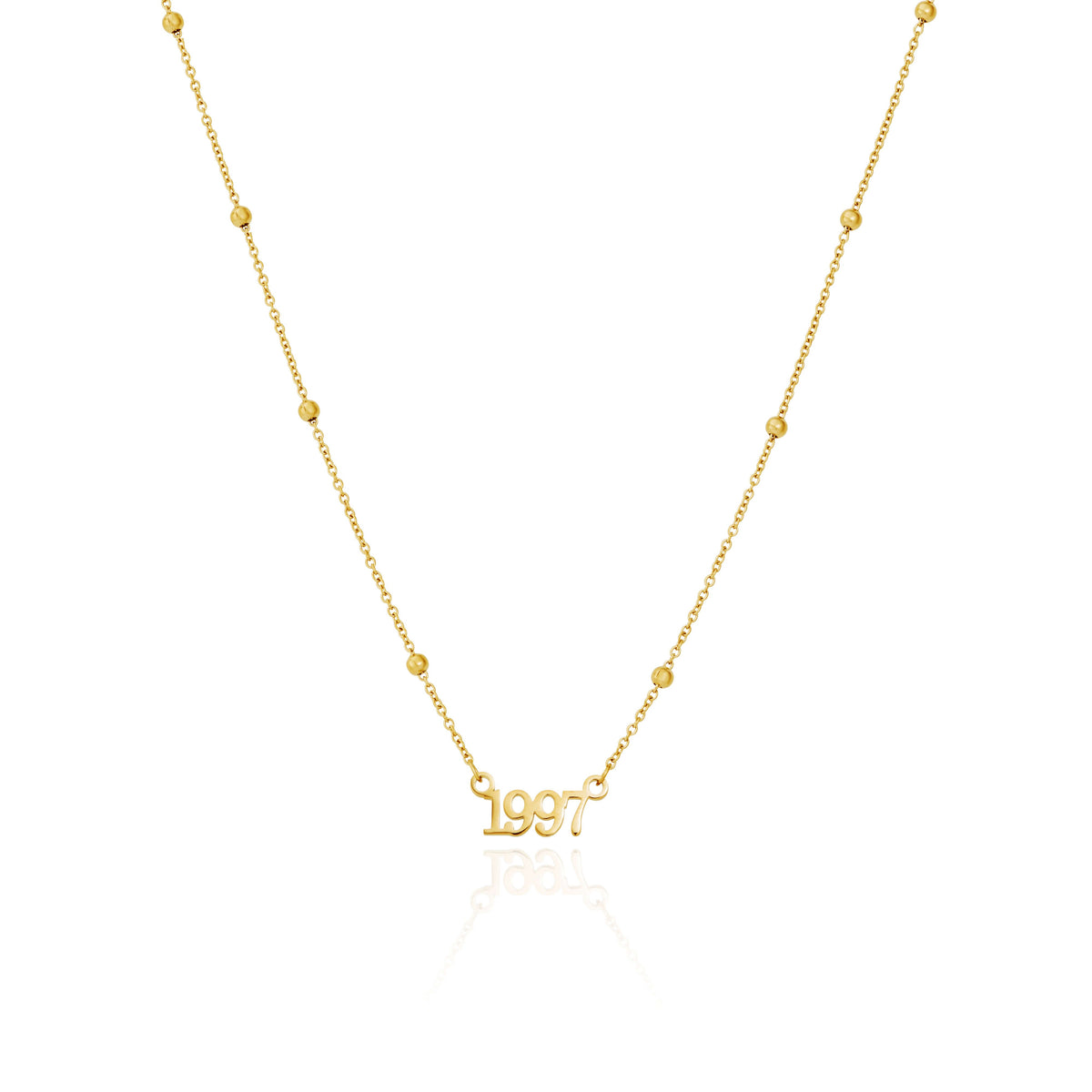 Editorial Date Necklace (Gold)