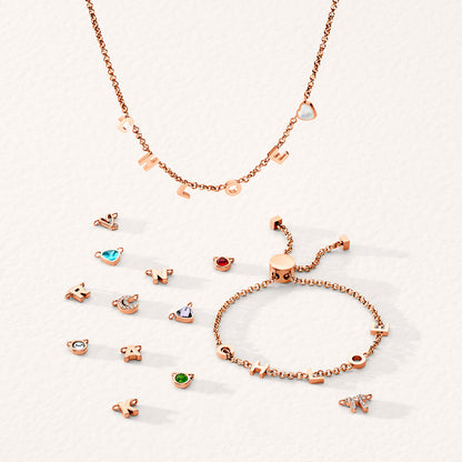 Made Mine Name Bracelet (Rose Gold)