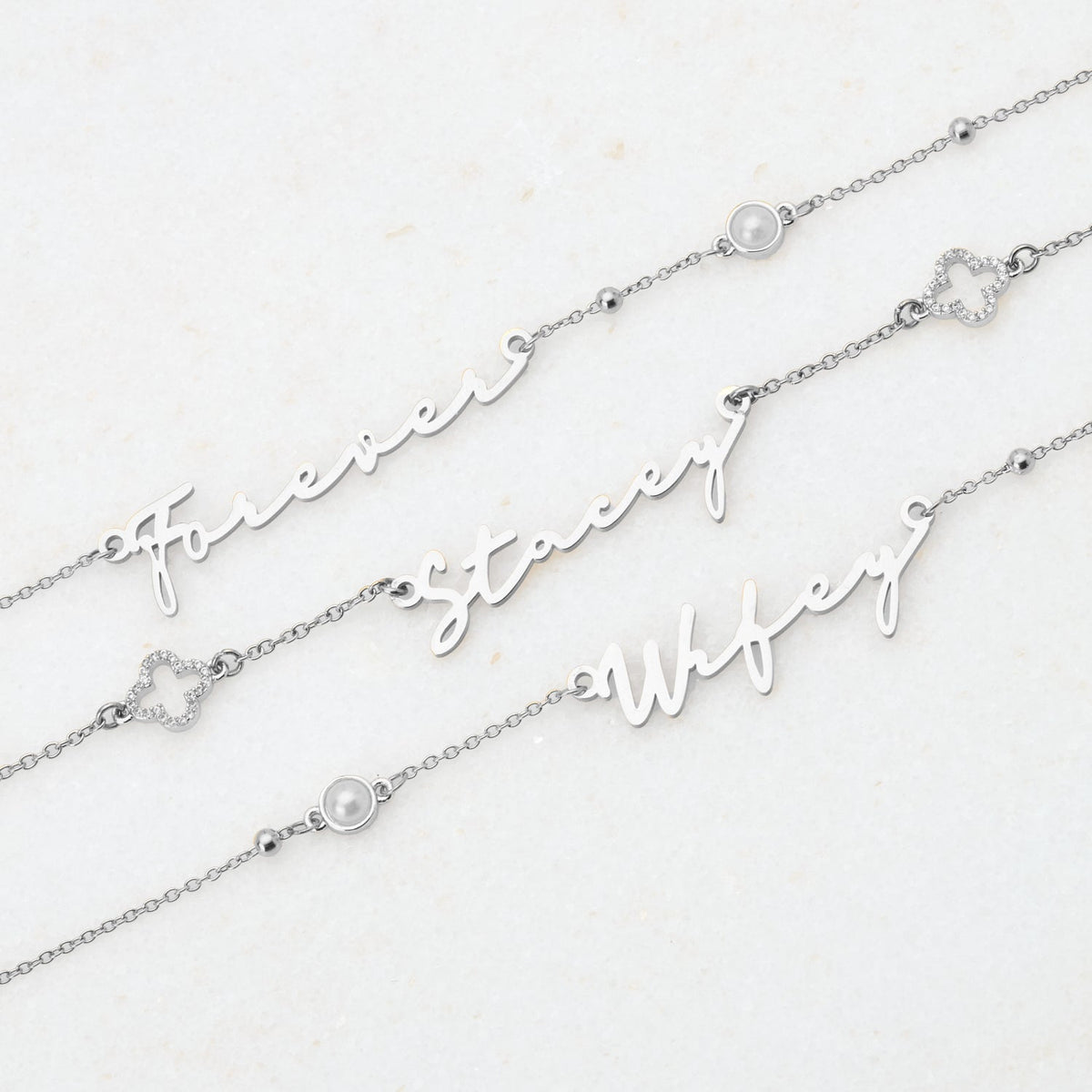 Signature Name Bracelet (Silver)