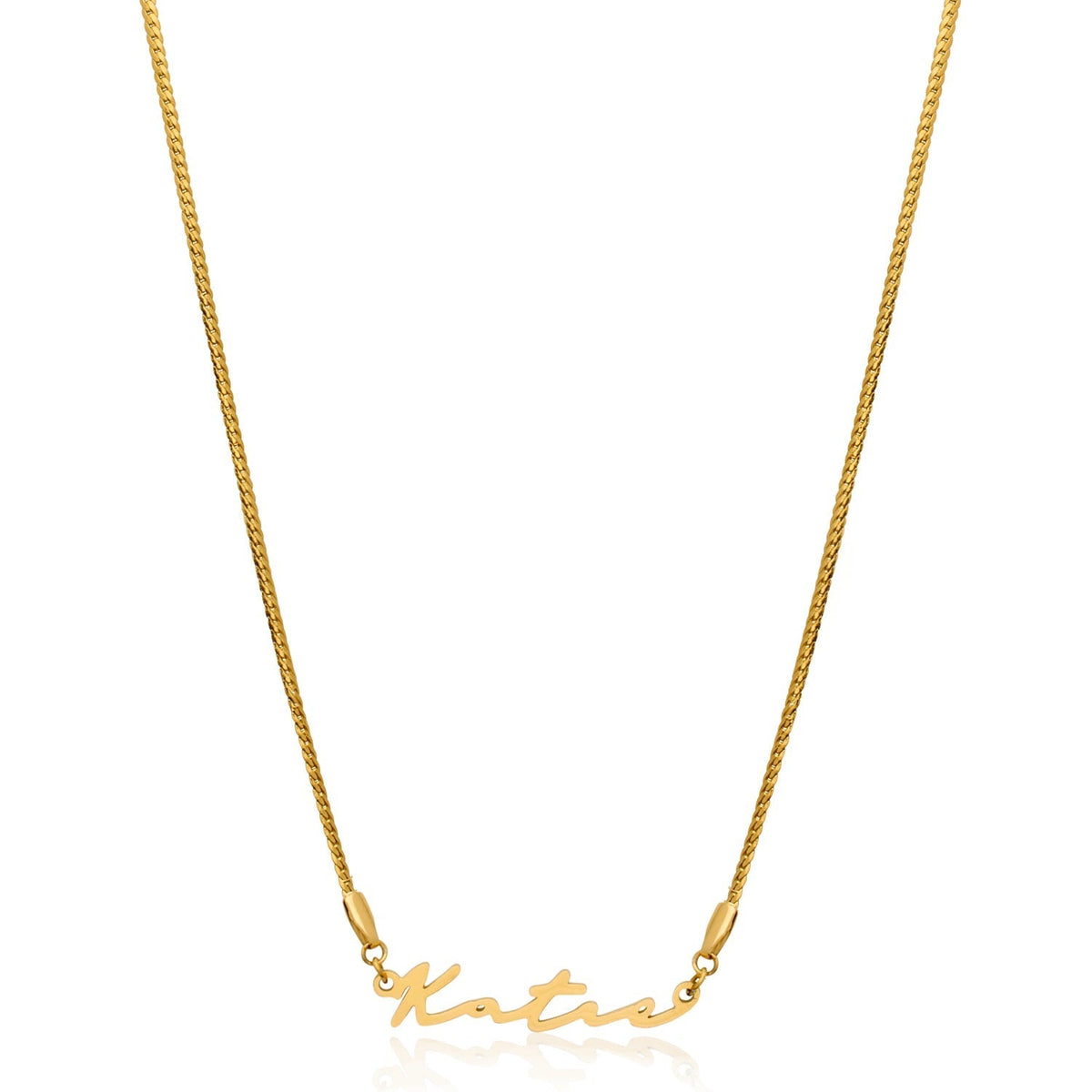 Signature Name Necklace (Gold)