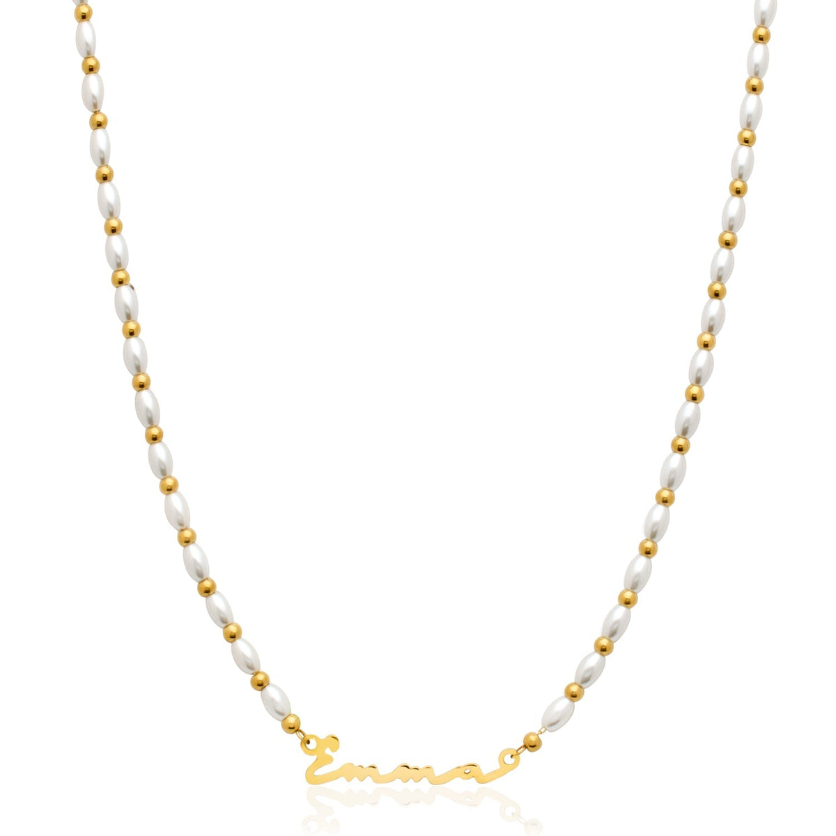 Signature Name Necklace (Gold)