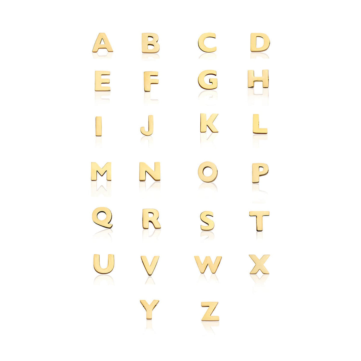 Made Mine Initials & Birthstone Necklace (Gold)