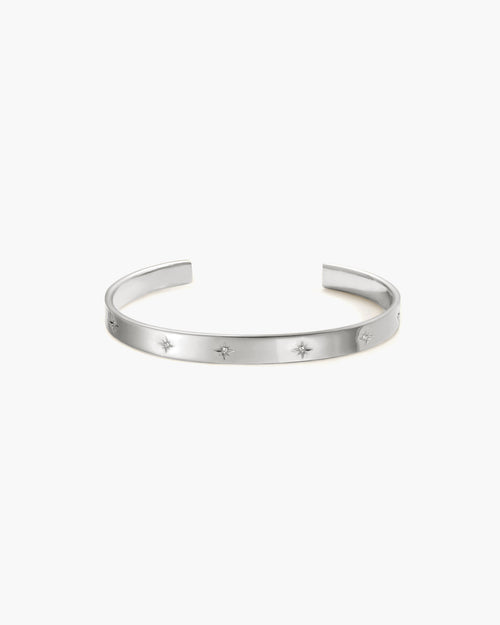 Sunset Boulevard Bangle in Silver