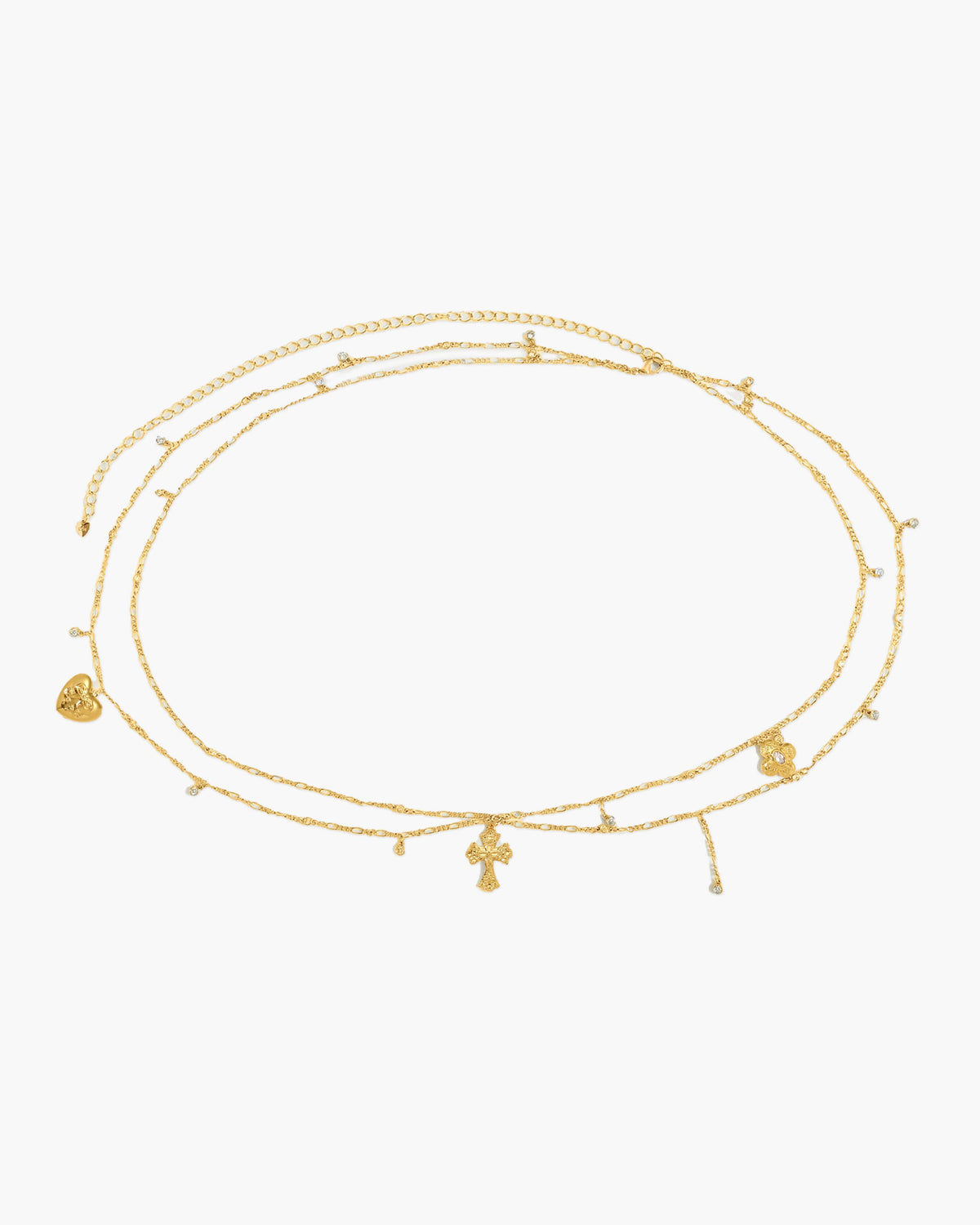 Sweet Girl Body Chain in Gold