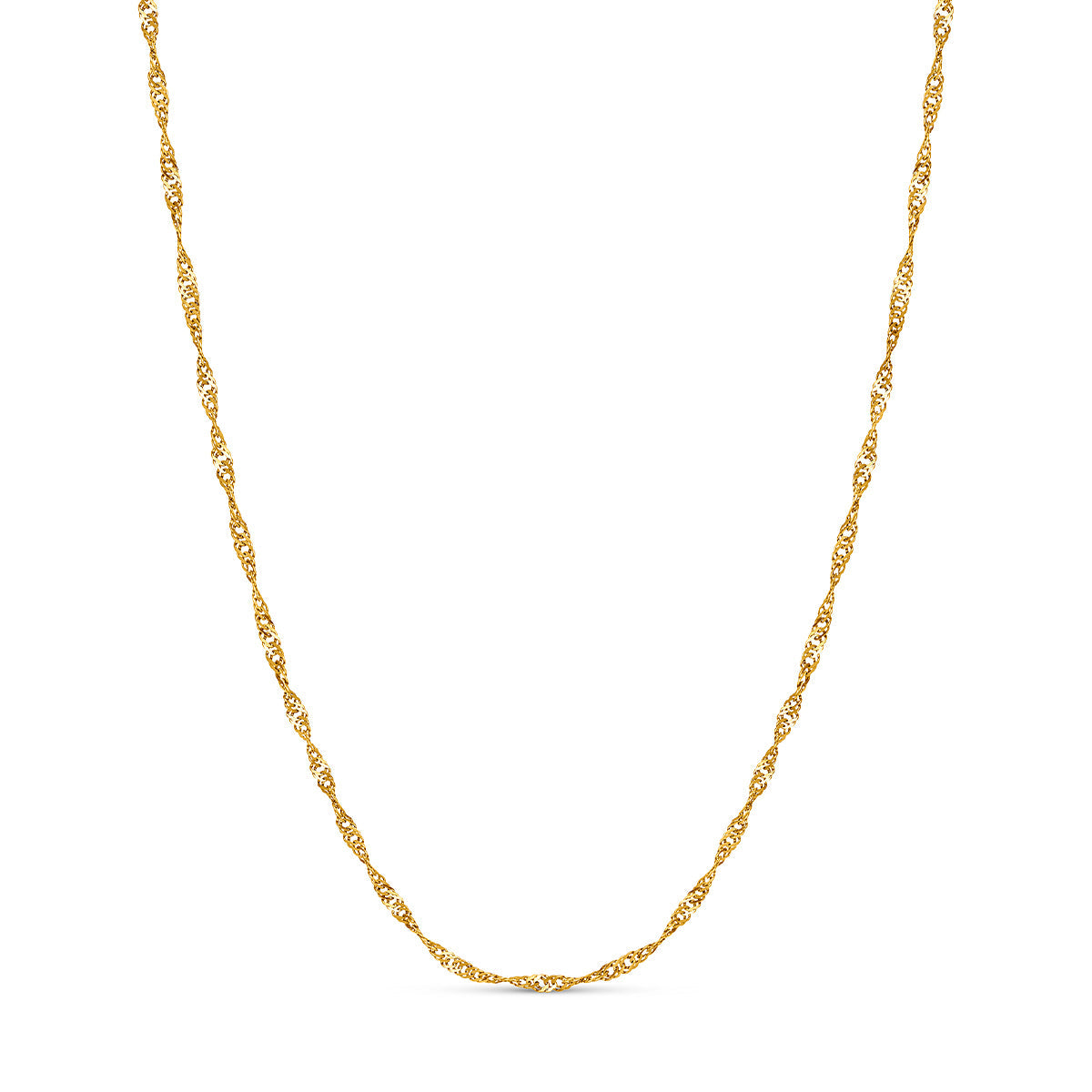 Double Fingerprint Heart Token Necklace (Gold)