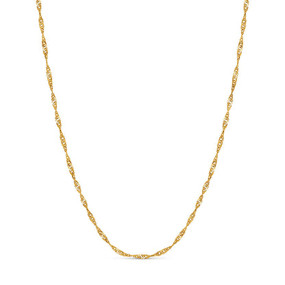 Coin Fingerprint Necklace (Gold)