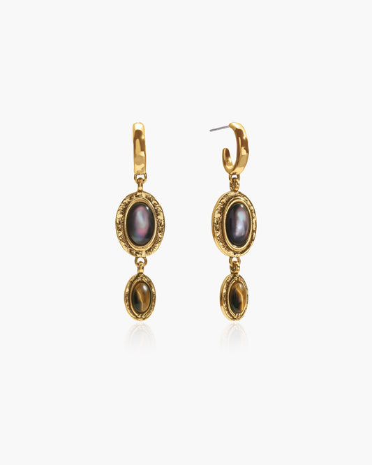 Tiger's Gaze Earrings