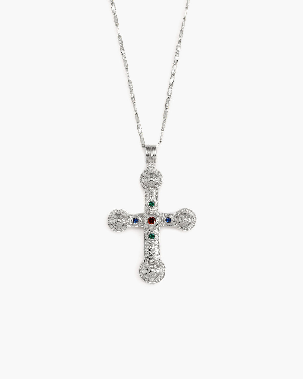 XL Cross Chain in Silver
