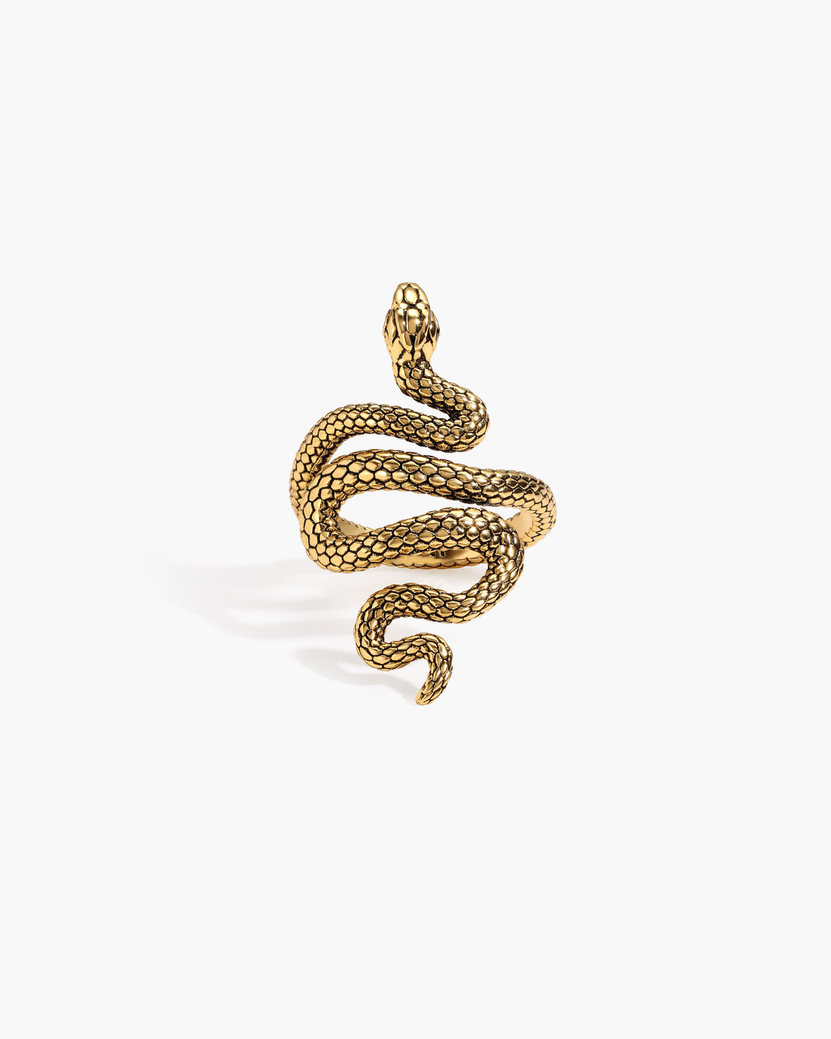 Serpent Ring in Silver