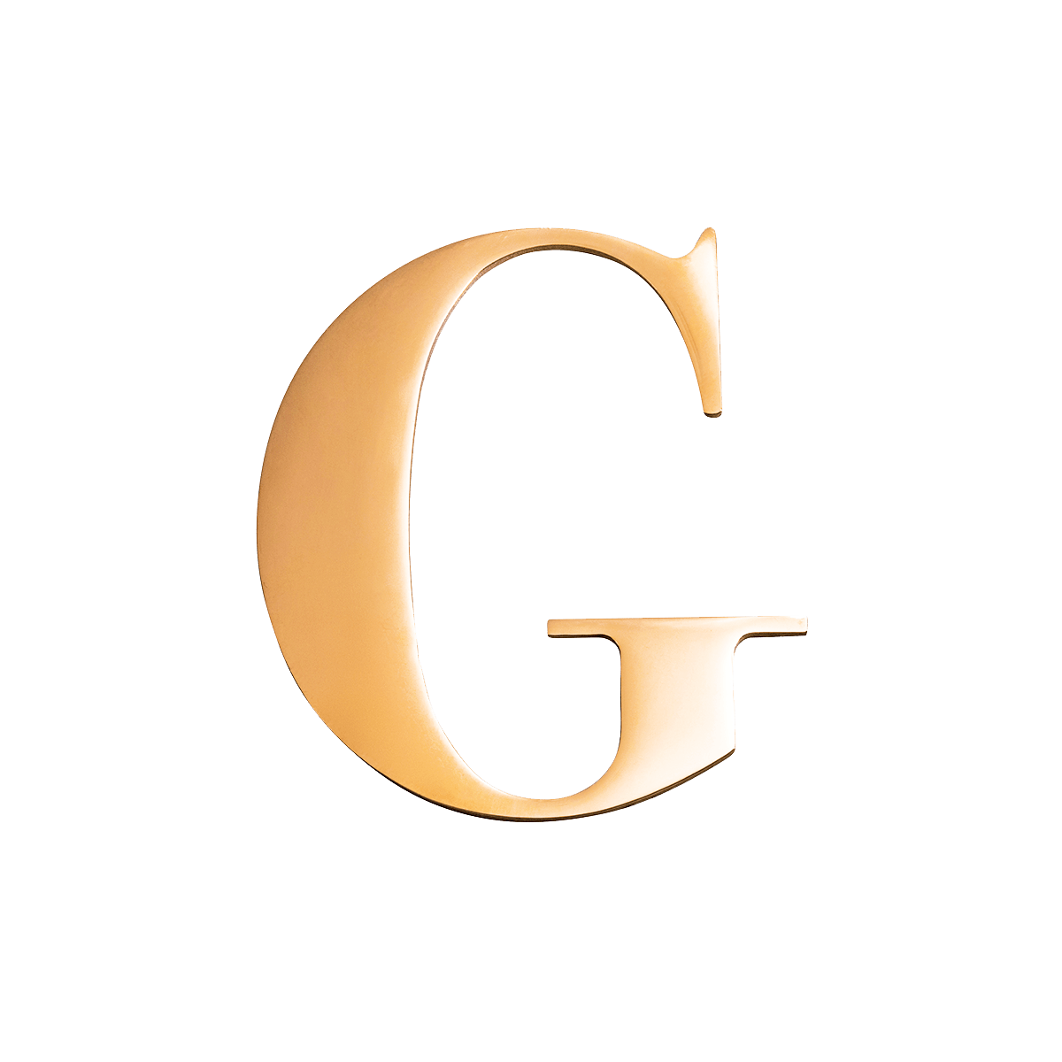 Gold Small Metal Letter