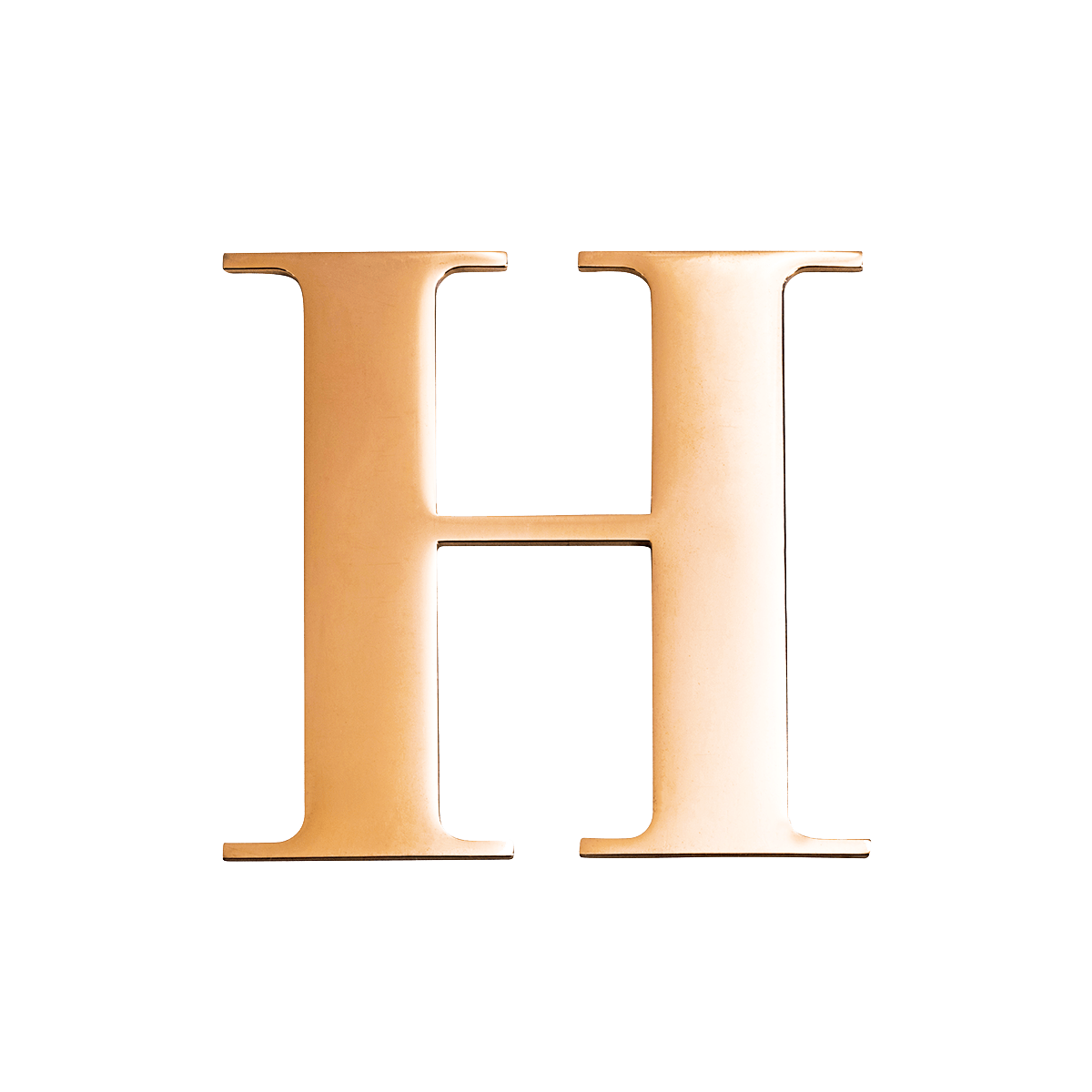 Jewellery Box Gold Small Metal Letter
