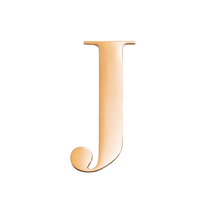 Jewellery Box Gold Small Metal Letter