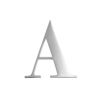 Custom Figaro Icon - Initial (Silver)