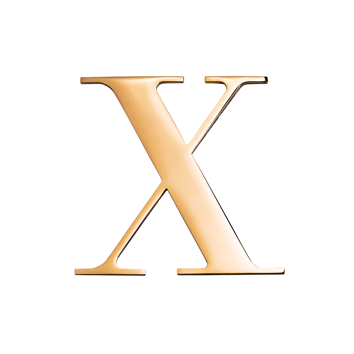 Small Metal Letter Pins (Gold)