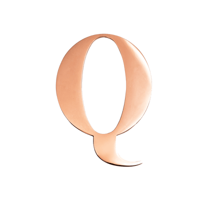 Large Metal Letters - Silver