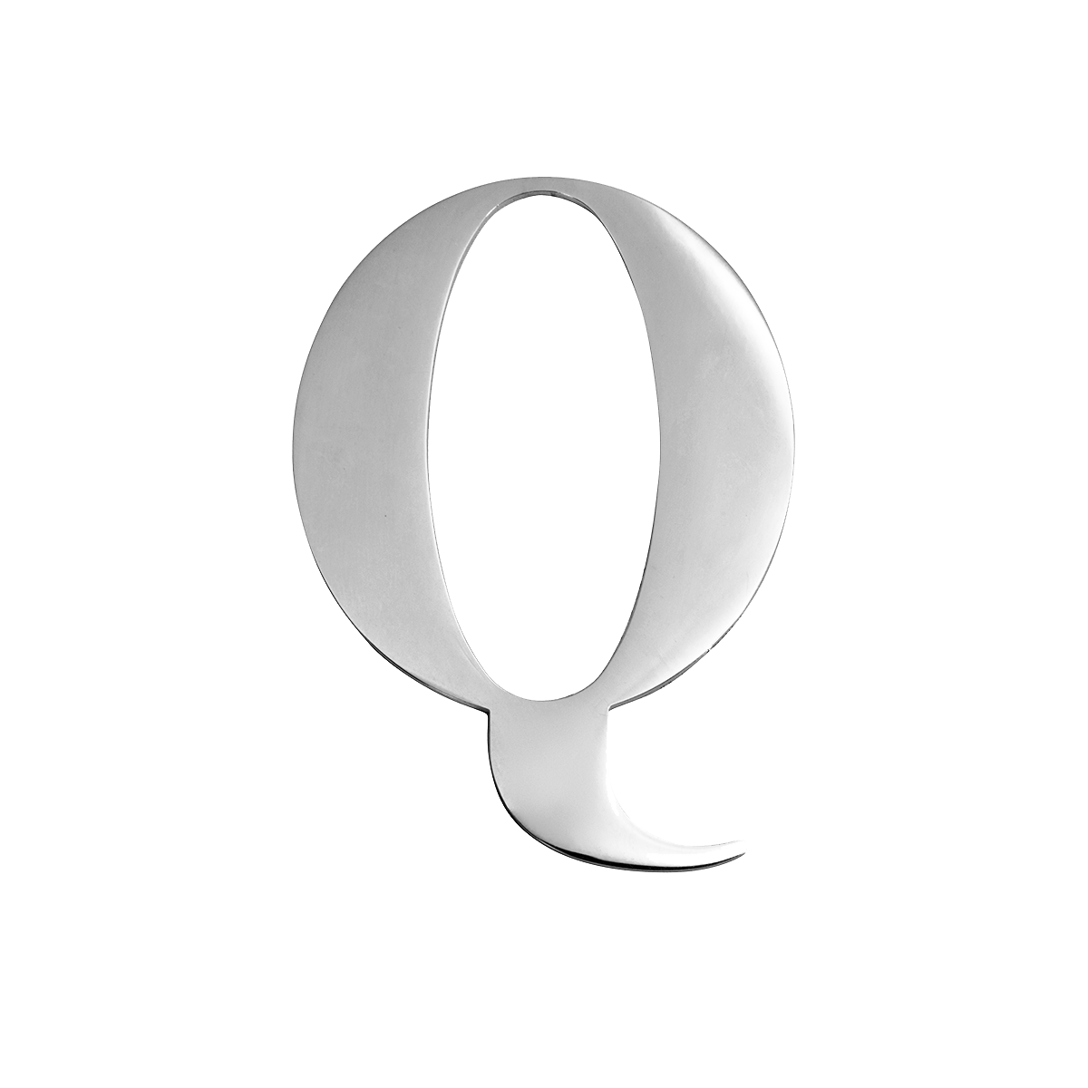 Large Metal Letters - Silver