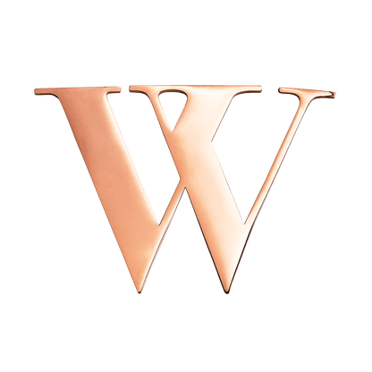 Large Metal Letters - Silver