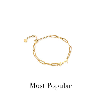 Signature Name Anklet (Gold)