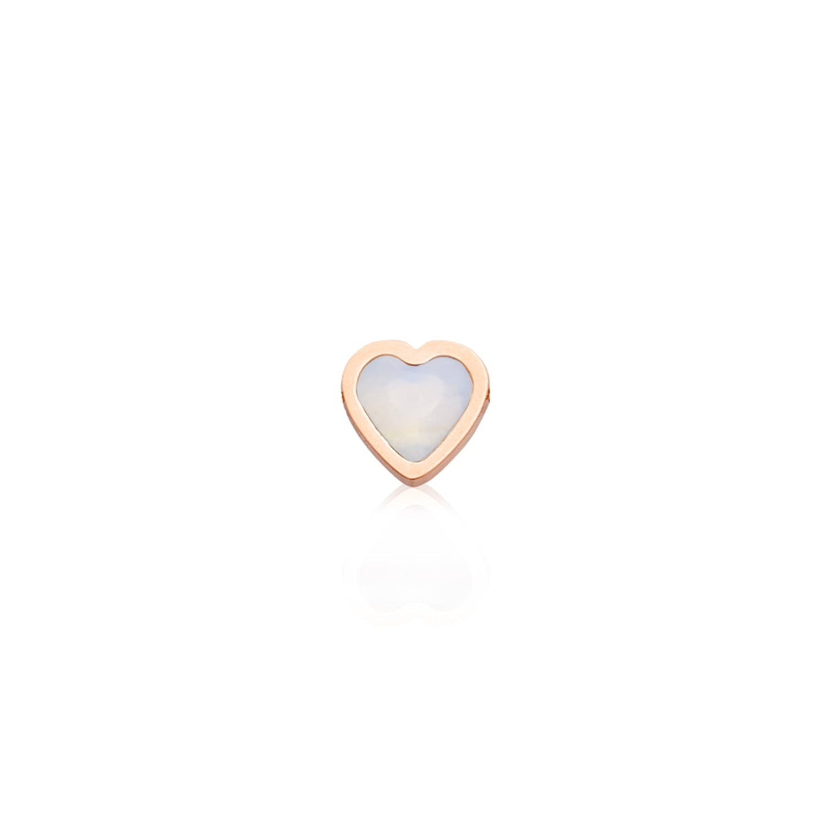 Made Mine Charms - Heart Birthstone Charms (Rose Gold)