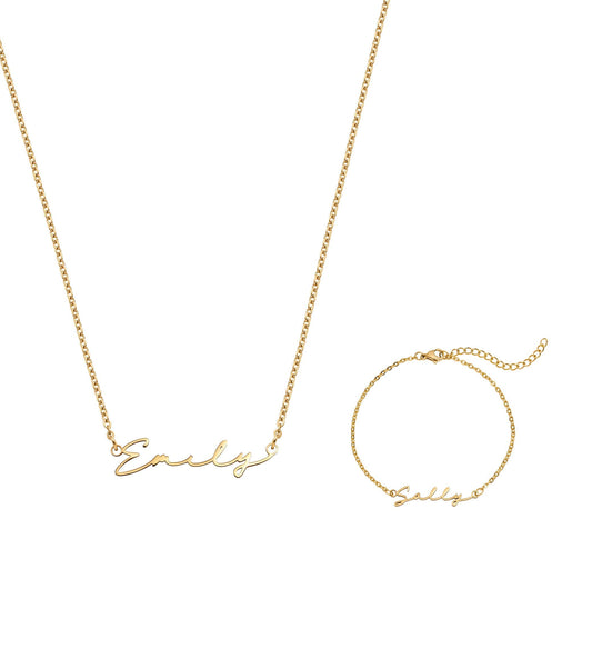 Signature Name Set (Gold)